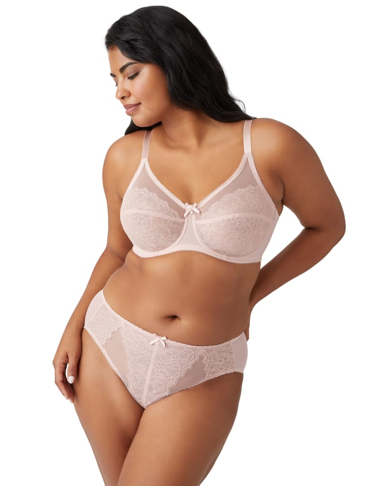 Front of a model wearing a size 36DD Retro Chic Underwire in Rose Dust by Wacoal. | dia_product_style_image_id:304153